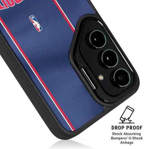 NBA Detroit Pistons Jersey Galaxy S25 Ultra Kickstand Case